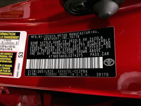Used 2020 Toyota Camry XSE w/ Blackout Package FWD image 36