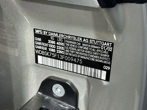 Used 2003 Mercedes-Benz SL 500 image 19