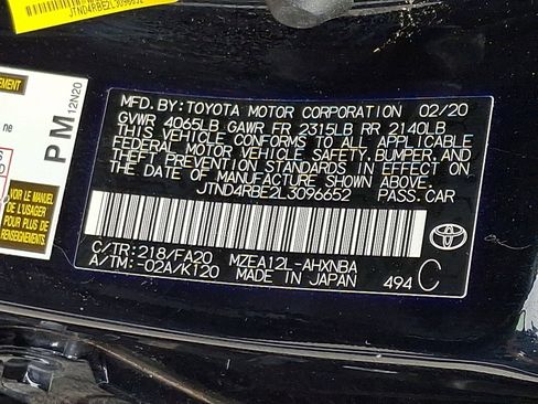 Used 2020 Toyota Corolla SE FWD image 26