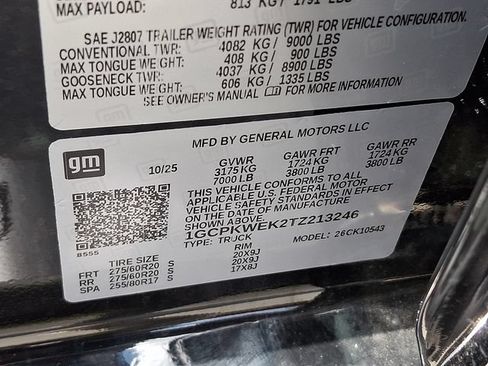 Used 2026 Chevrolet Silverado 1500 RST w/ RST Select Package AWD/4WD image 28