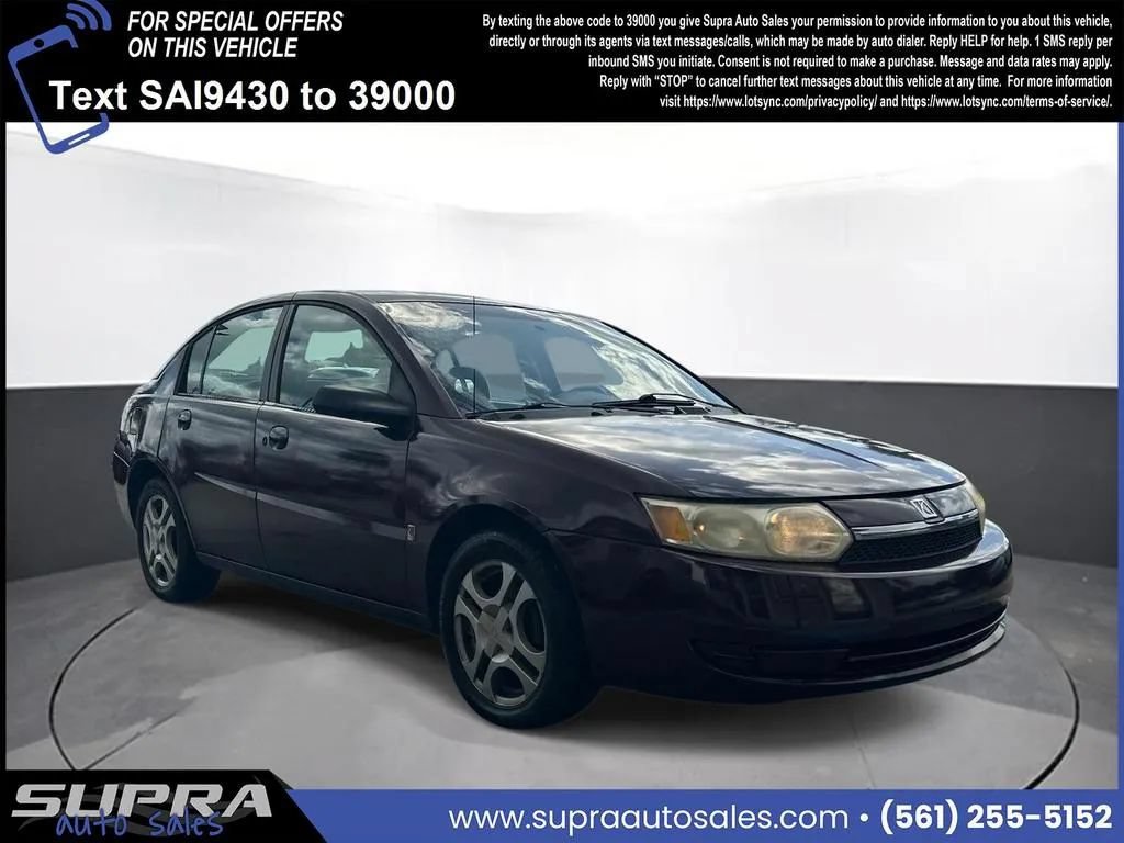 Used 2003 Saturn ION Level 2 w/ Convenience Pkg FWD image 1