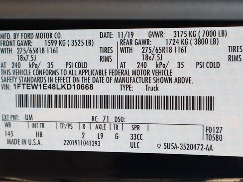 Used 2020 Ford F150 Lariat image 40