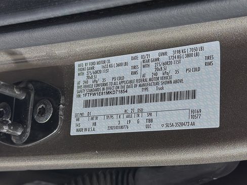 Used 2021 Ford F150 Lariat AWD/4WD image 42