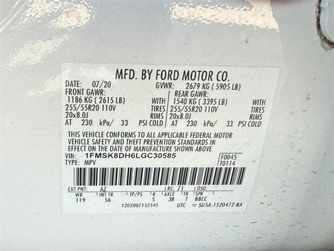 Used 2020 Ford Explorer XLT w/ Equipment Group 202A image 23