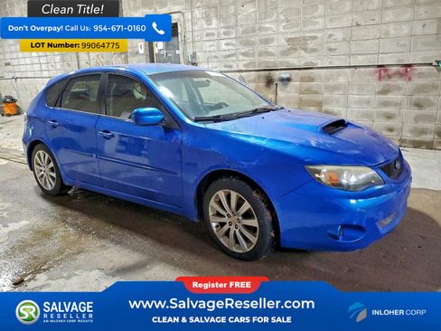 Used 2008 Subaru Impreza WRX Hatchback w/ Sport Trim 1G image 5