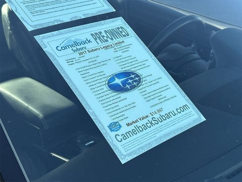 Used 2017 Subaru Legacy 3.6R Limited image 6
