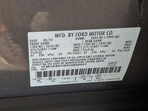 Used 2025 Ford Explorer ST-Line w/ ST-Line Street Pack AWD/4WD image 26