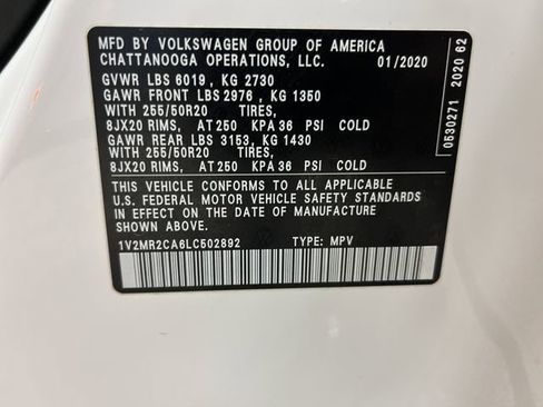 Used 2020 Volkswagen Atlas SEL image 39