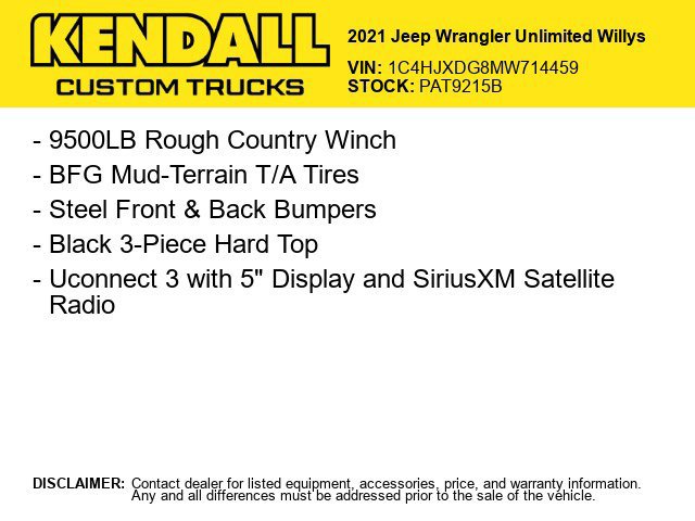 Used 2021 Jeep Wrangler Unlimited Sport AWD/4WD image 2
