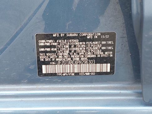 Certified 2023 Subaru Crosstrek 2.0i image 14