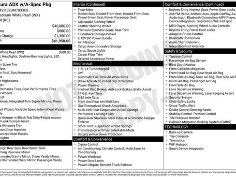 Certified 2025 Acura ADX A-Spec image 4