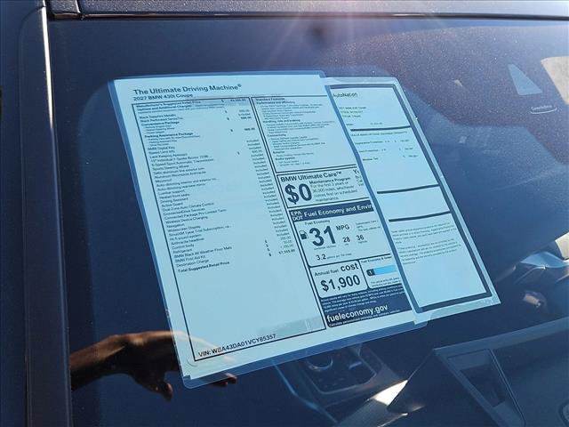 New 2027 BMW 430i Coupe w/ Parking Assistance Package RWD image 18