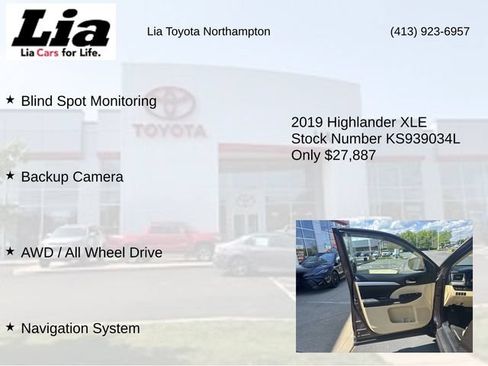 Used 2019 Toyota Highlander XLE AWD/4WD image 7