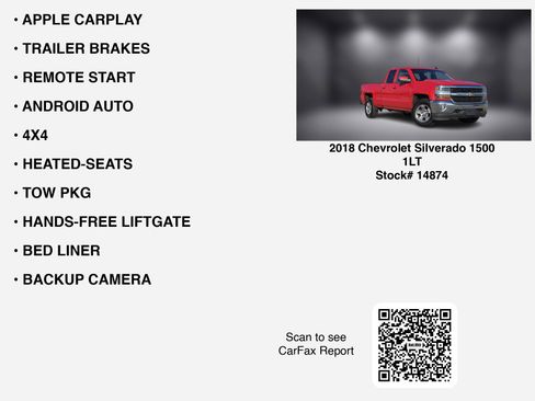 Used 2018 Chevrolet Silverado 1500 LT w/ All Star Edition image 7