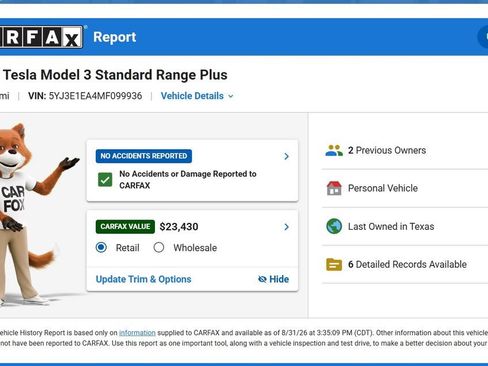 Used 2021 Tesla Model 3 Standard Range Plus RWD image 11