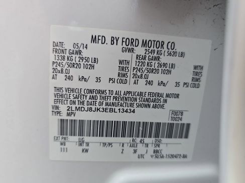 Used 2014 Lincoln MKX AWD w/ Equipment Group 102A image 37