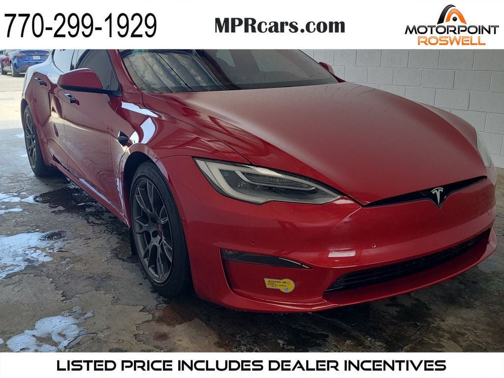 Used 2022 Tesla Model S Plaid AWD/4WD image 1