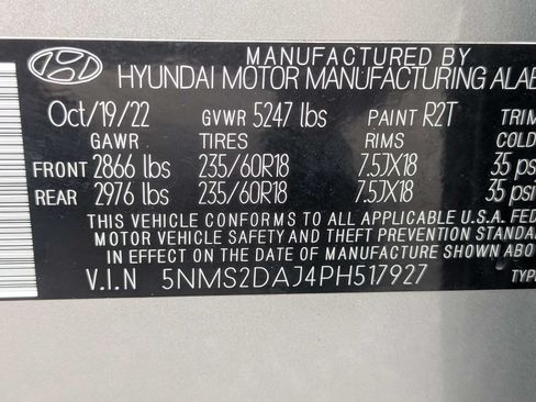Used 2023 Hyundai Santa Fe SEL AWD/4WD image 17