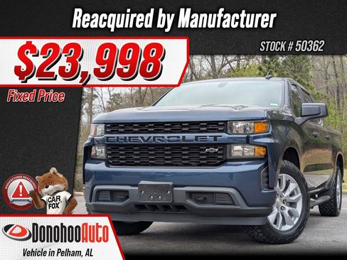 Used 2021 Chevrolet Silverado 1500 Custom image 1