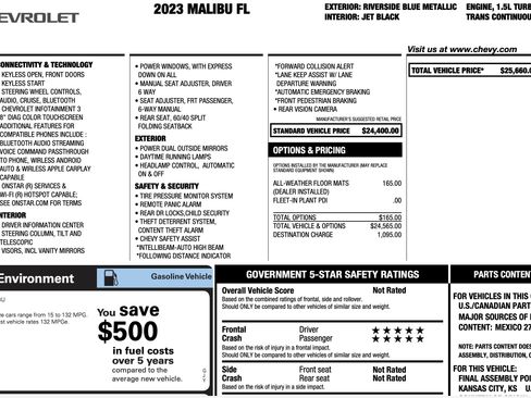 Used 2023 Chevrolet Malibu LS FWD image 3