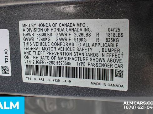 Used 2025 Honda Civic LX image 38