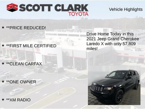 Used 2021 Jeep Grand Cherokee Laredo X AWD/4WD image 13