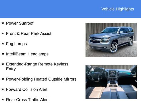 Used 2019 Chevrolet Tahoe LT w/ Luxury Package AWD/4WD image 9