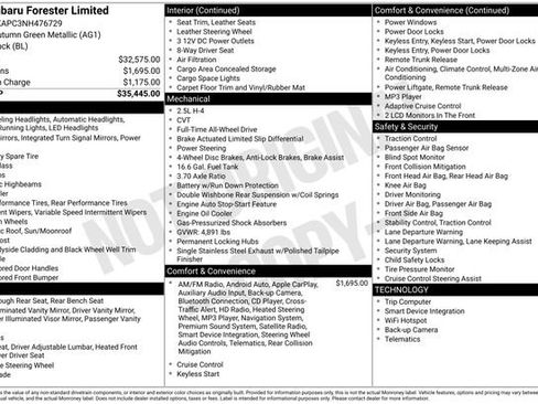 Used 2022 Subaru Forester Limited image 5