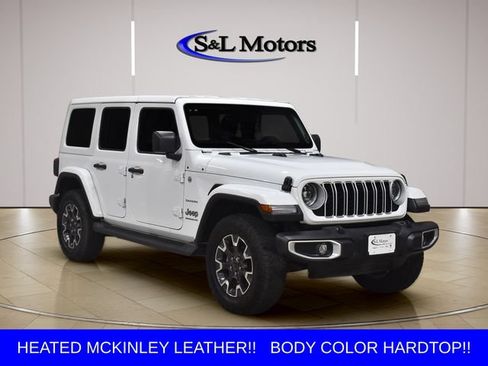 Used 2024 Jeep Wrangler Unlimited Sahara w/ Technology Group AWD/4WD image 1
