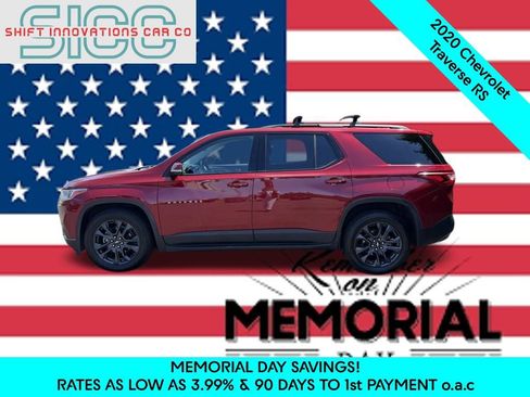 Used 2020 Chevrolet Traverse RS w/ LPO, 'HIT The Road' Package AWD/4WD image 3