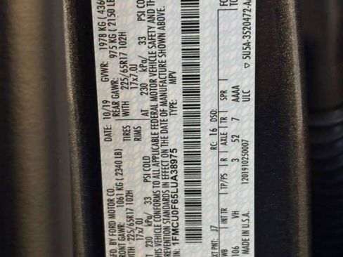 Used 2020 Ford Escape S image 38