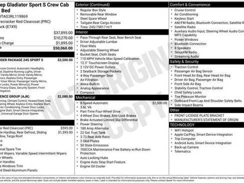 Used 2024 Jeep Gladiator Sport image 11