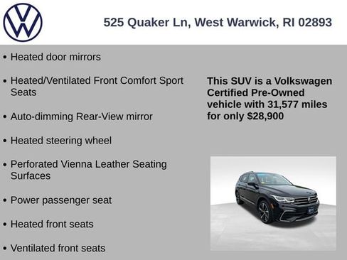 Certified 2023 Volkswagen Tiguan SEL R-Line AWD/4WD image 19