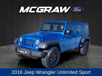 Used 2016 Jeep Wrangler Unlimited Sport w/ Quick Order Package 24S