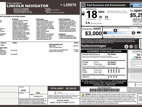 Used 2024 Lincoln Navigator L 4WD image 5