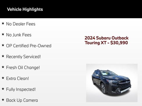 Used 2024 Subaru Outback Touring XT AWD/4WD image 55