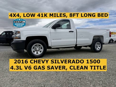 Used 2016 Chevrolet Silverado 1500 W/T w/ WT Fleet Convenience Package AWD/4WD image 1