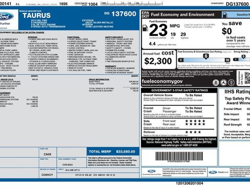 Used 2013 Ford Taurus SEL FWD image 37