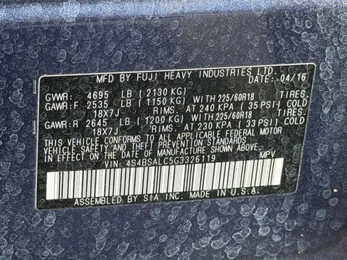 Used 2016 Subaru Outback 2.5i Limited AWD/4WD image 26