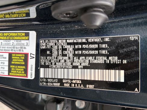 Used 2015 Toyota Venza XLE AWD/4WD image 33