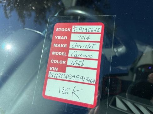 Used 2014 Chevrolet Camaro LT w/ Black Rally Stripe Package image 5