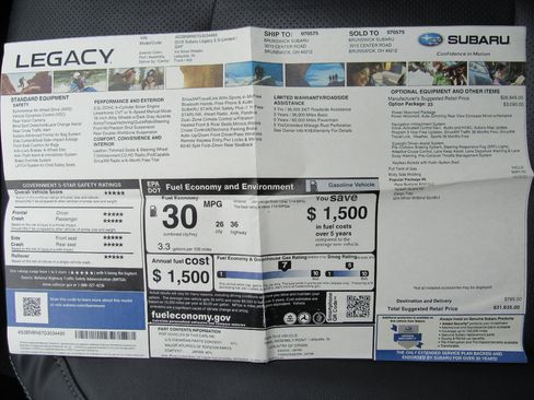 Used 2016 Subaru Legacy 2.5i Limited image 21