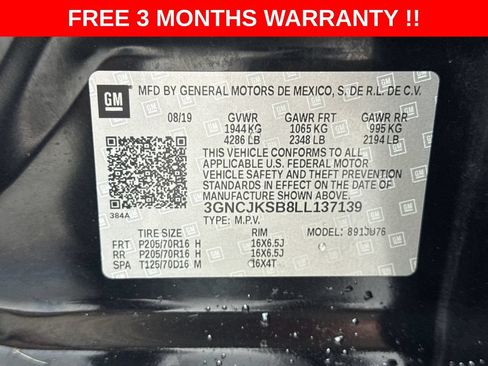 Used 2020 Chevrolet Trax LS w/ Tint and Cruise Package FWD image 24