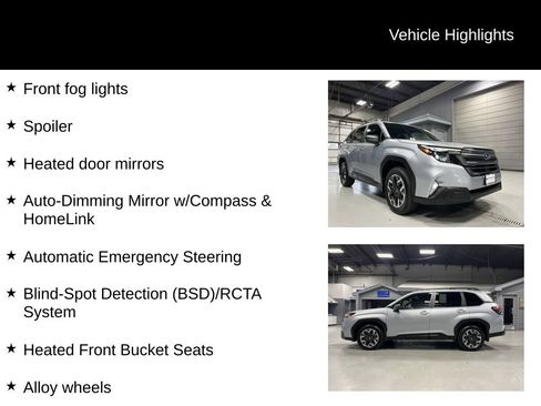 Certified 2025 Subaru Forester Premium w/ Convenience Package #2 AWD/4WD image 14