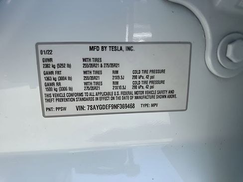 Used 2022 Tesla Model Y Performance AWD/4WD image 37