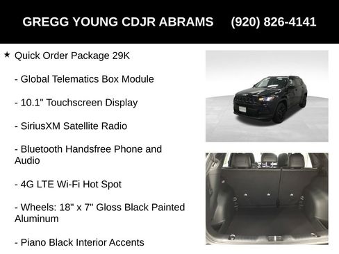 New 2026 Jeep Compass Latitude w/ Quick Order Package 29K image 13