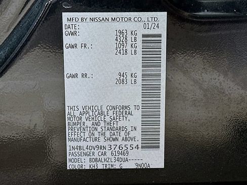 Used 2024 Nissan Altima 2.5 SV FWD image 31