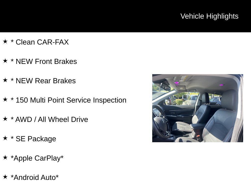 Used 2022 Mitsubishi Outlander Sport SE AWD/4WD image 5