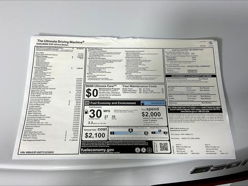 New 2026 BMW 530i xDrive w/ M Sport Package AWD/4WD image 17