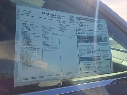 New 2026 Nissan Pathfinder Platinum image 44